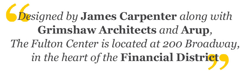 fulton-center-new-york-quote james carpenter