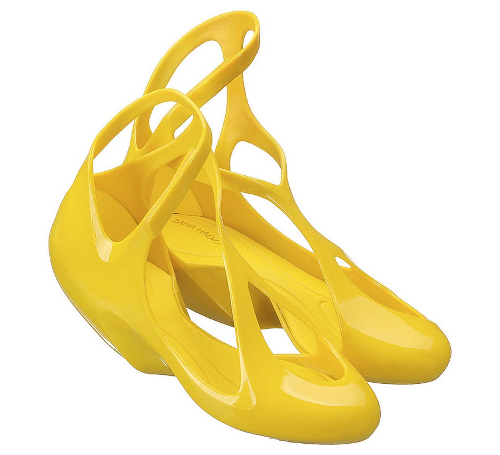 Scarpe Melissa, progetto di Zaha Hadid - colore verde